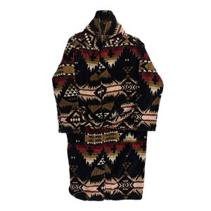 Pendleton OEKO TEK Aztec Nehalem cotton Terry Velour bathrobe unisex large